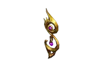 Burning Earring of Honor (Left)