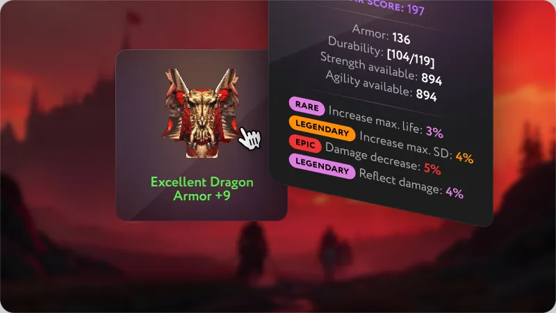 Unique option system